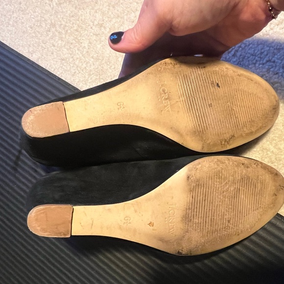 J Crew Wedge Suede Heel - Picture 4 of 6